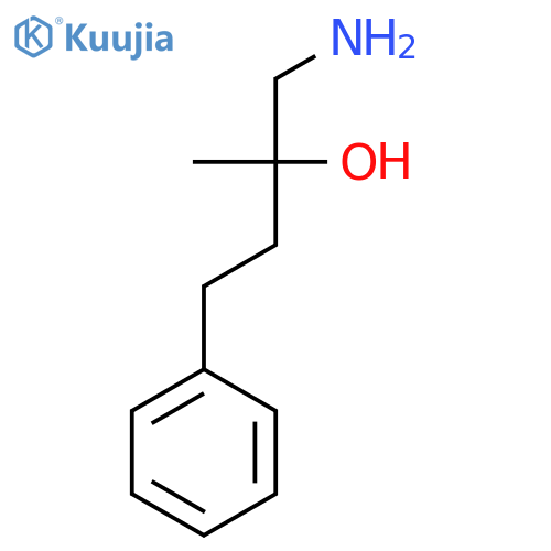 1-Amino-2-methyl-4-phenylbutan-2-ol structure