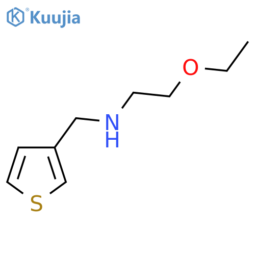 (2-ethoxyethyl)(thiophen-3-yl)methylamine structure