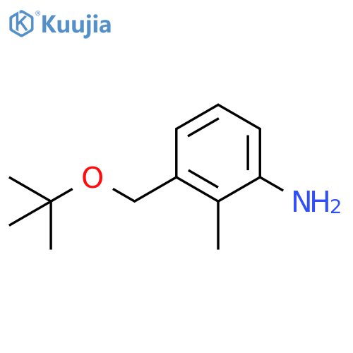 3-(tert-Butoxy)methyl-2-methylaniline structure