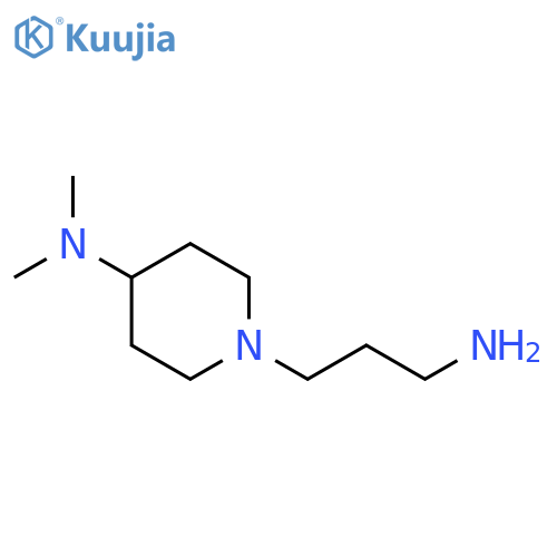 1-(3-Aminopropyl)-N,N-dimethylpiperidin-4-amine structure