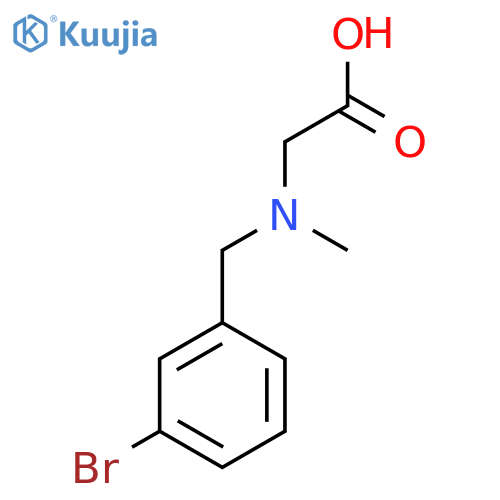 [(3-Bromo-benzyl)-methyl-amino]-acetic acid structure
