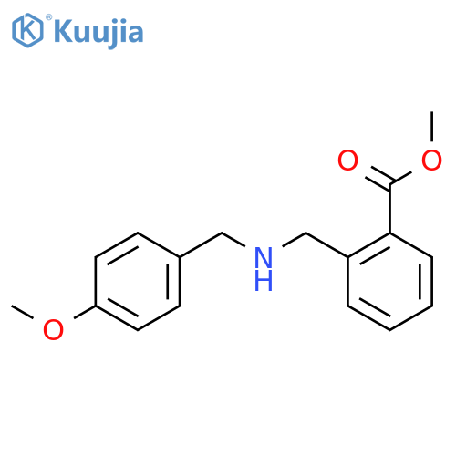 Methyl 2-{[(4-Methoxybenzyl)amino]methyl}benzoate structure