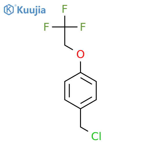 4-(Chloromethyl)phenyl 2,2,2-trifluoroethyl Ether structure