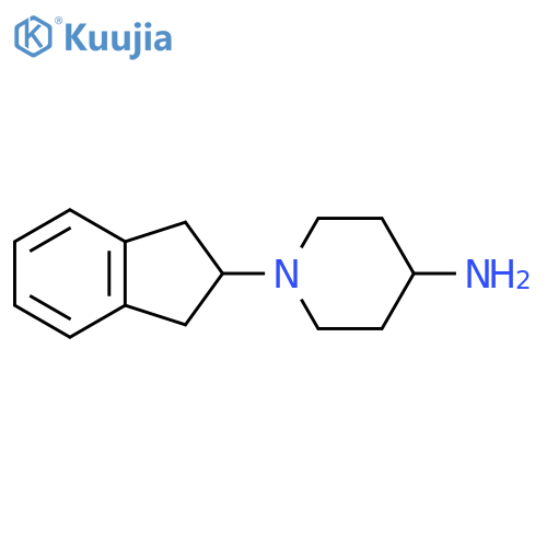 1-(2,3-Dihydro-1H-inden-2-yl)piperidin-4-amine dihydrochloride structure
