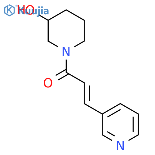 (2E)-1-(3-hydroxypiperidin-1-yl)-3-(pyridin-3-yl)prop-2-en-1-one structure