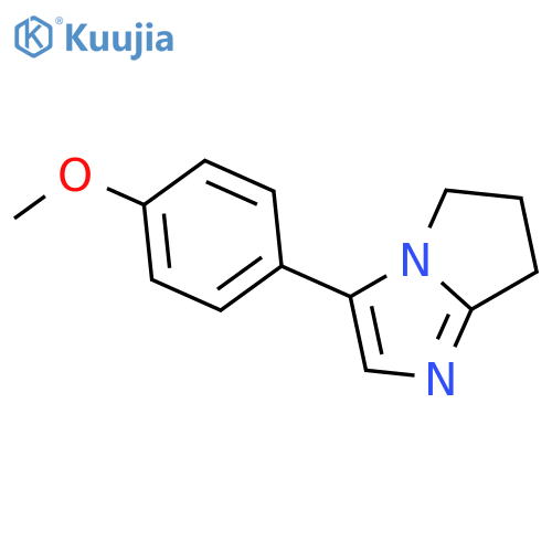 6,7-dihydro-3-(4-methoxyphenyl)-5H-Pyrrolo[1,2-a]imidazole structure