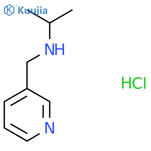 N-(Pyridin-3-ylmethyl)propan-2-amine hydrochloride structure
