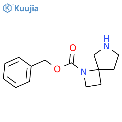 1,6-Diazaspiro[3.4]octane-1-carboxylic acid, phenylMethyl ester structure