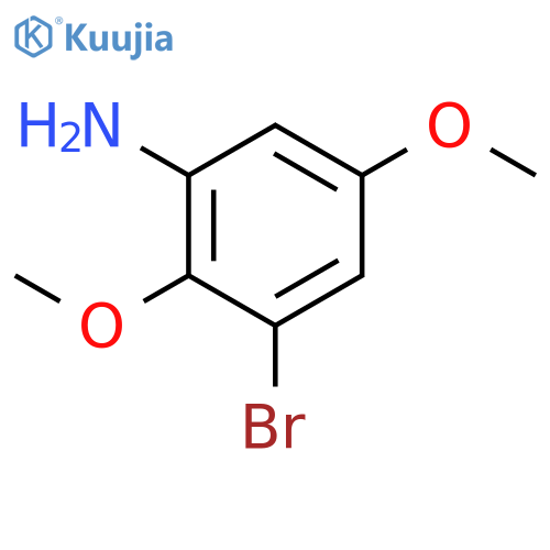 3-Bromo-2,5-dimethoxyaniline structure