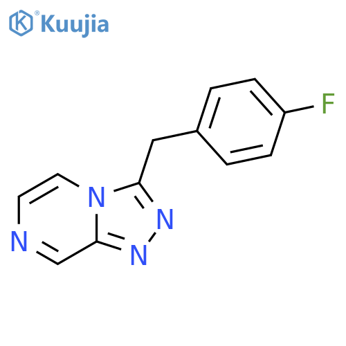 3-(4-Fluorobenzyl)-[1,2,4]triazolo[4,3-a]pyrazine structure