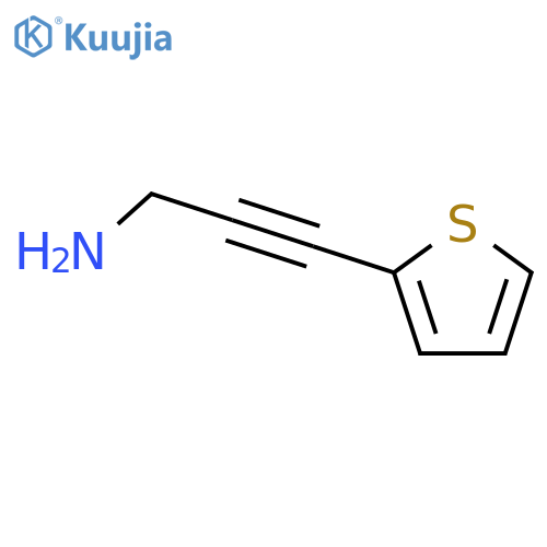 3-(thiophen-2-yl)prop-2-yn-1-amine structure
