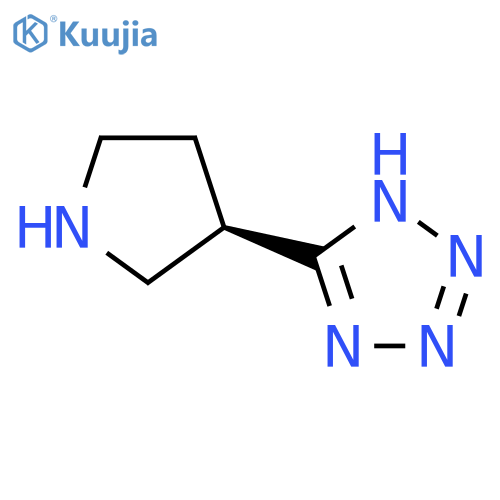5-[(3R)-pyrrolidin-3-yl]-2H-tetrazole structure