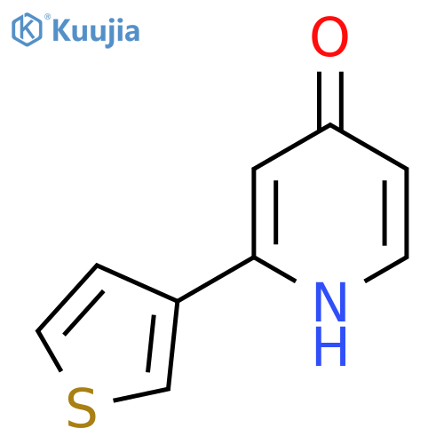 2-(Thiophen-3-yl)pyridin-4(1H)-one structure