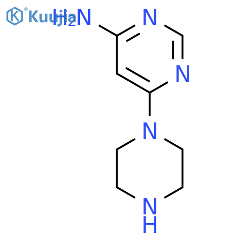 6-(Piperazin-1-yl)pyrimidin-4-amine structure