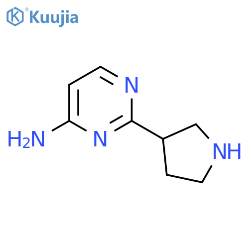 2-(pyrrolidin-3-yl)pyrimidin-4-amine structure