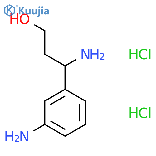 3-(3-Aminophenyl)-DL-β-alaninol Dihydrochloride structure