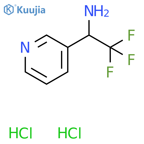 2,2,2-Trifluoro-1-pyridin-3-yl-ethylamine Dihydrochloride structure