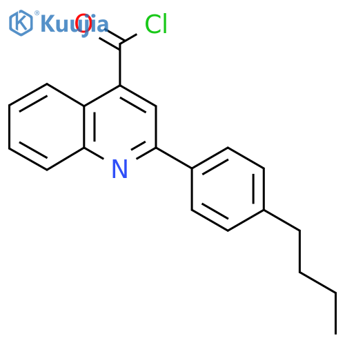 2-(4-Butylphenyl)quinoline-4-carbonyl chloride structure