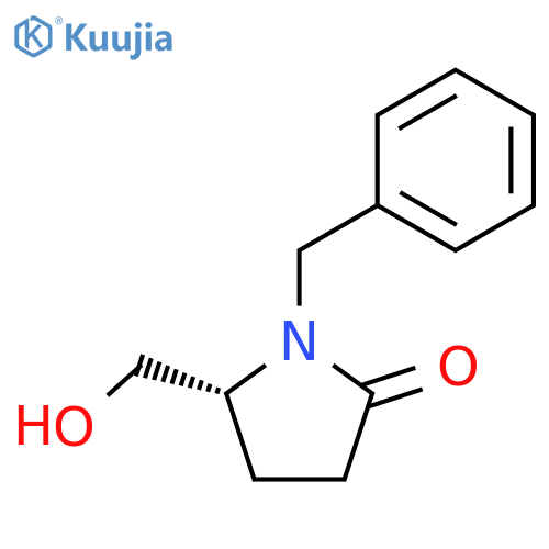 1-Benzyl-5-(hydroxymethyl)pyrrolidin-2-one structure
