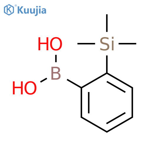 2-trimethylsilylphenylboronic acid structure