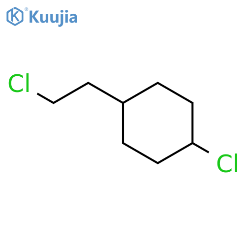 Cyclohexane, 1-chloro-4-(2-chloroethyl)- structure