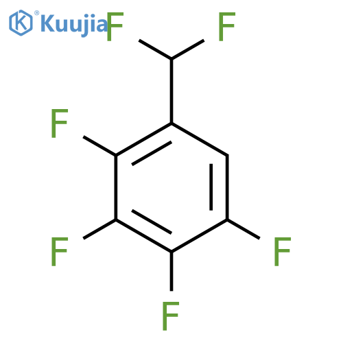 1-(Difluoromethyl)-2,3,4,5-tetrafluorobenzene structure