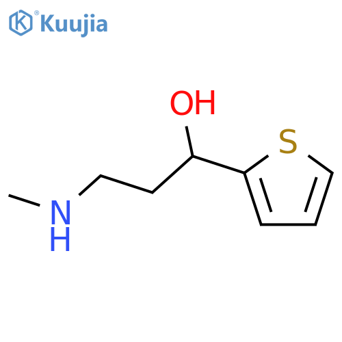 (R)-3-Methylamino-1-(2-thienyl)-1-propanol structure