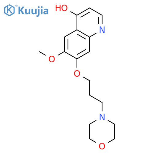 6-Methoxy-7-(3-morpholinopropoxy)quinolin-4-ol structure
