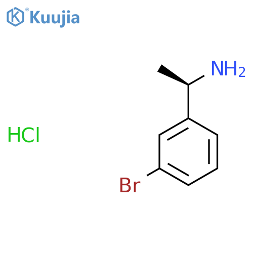 (R)-1-(3-Bromophenyl)ethanamine hydrochloride structure