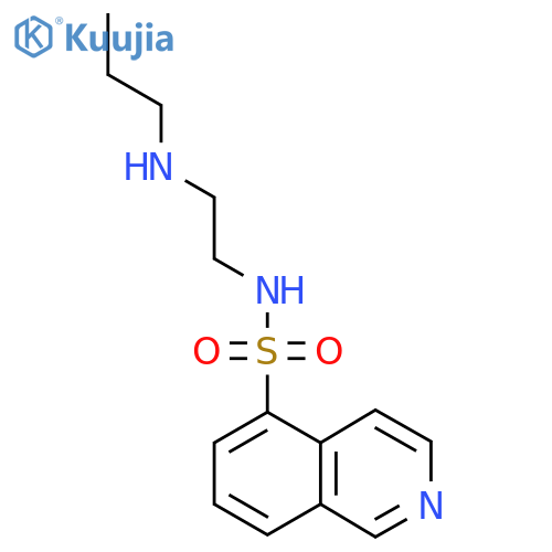 N-2-(Propylamino)ethylisoquinoline-5-sulfonamide structure