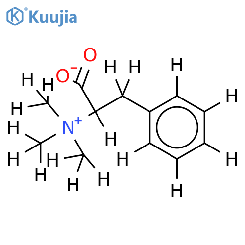 (S)-alpha-Trimethylammonium-beta-phenylpropionsaeure structure
