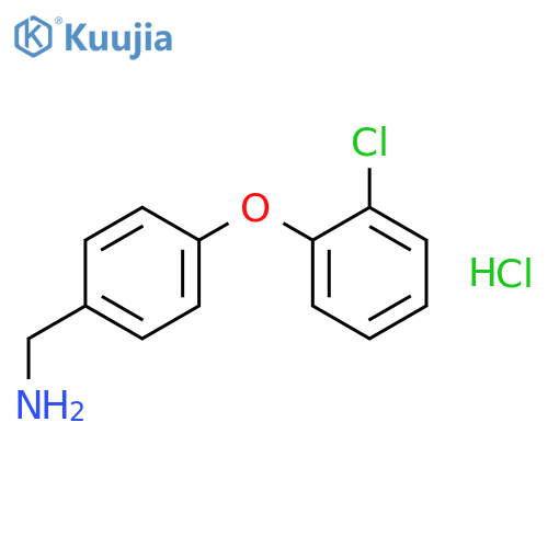 4-(2-Chlorophenoxy)benzylamine Hydrochloride structure