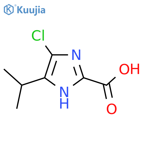 4-Chloro-5-isopropyl-1h-imidazole-2-carboxylic acid structure