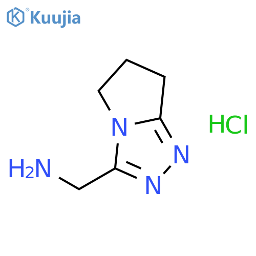 6,7-Dihydropyrrolo2,1-c1,2,4triazole-3-methylamine Hydrochloride structure
