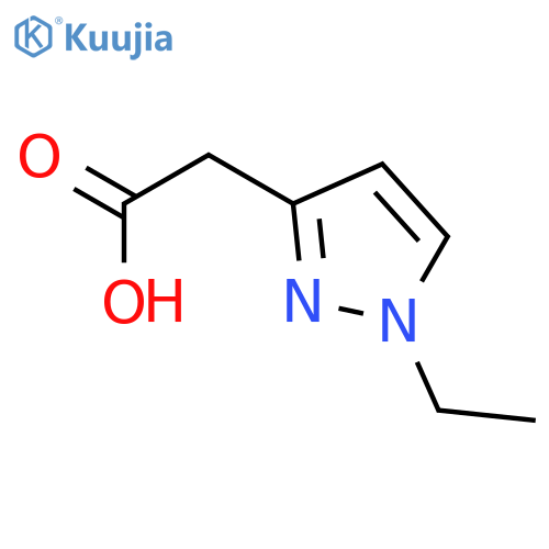2-(1-ethyl-1H-pyrazol-3-yl)acetic acid structure