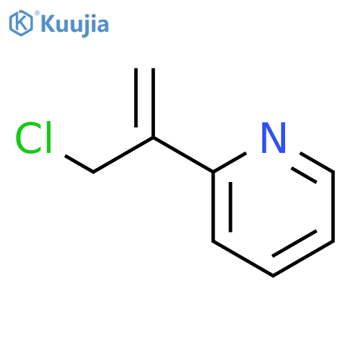 2-(3-chloroprop-1-en-2-yl)pyridine structure