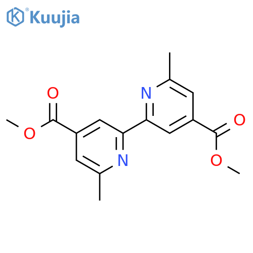 Dimethyl 6,6'-dimethyl-[2,2'-bipyridine]-4,4'-dicarboxylate structure