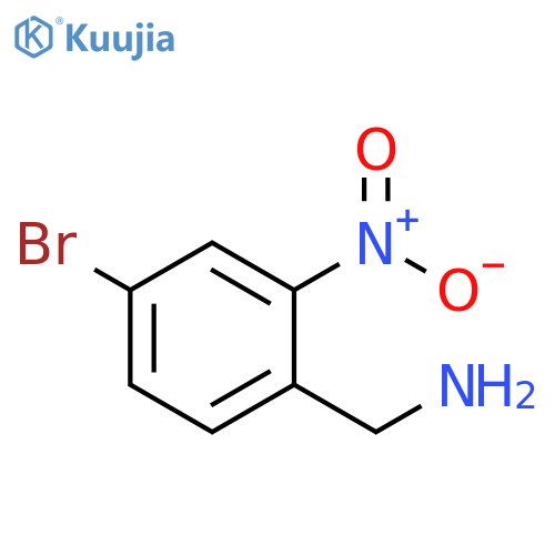 4-BROMO-2-NITROBENZYLAMINE structure