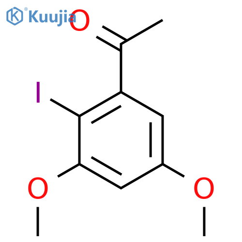3',5'-Dimethoxy-2'-iodoacetophenone structure