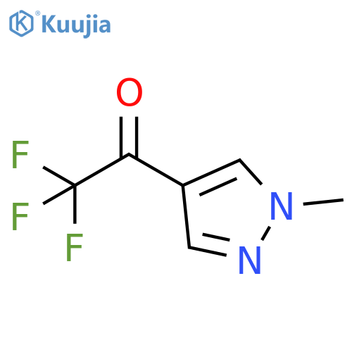 2,2,2-trifluoro-1-(1-methyl-1H-pyrazol-4-yl)ethan-1-one structure