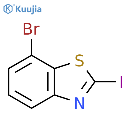7-Bromo-2-iodobenzo[d]thiazole structure