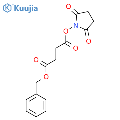 Succinic acid benzyl ester 2,5-dioxo-pyrrolidin-1-yl ester structure