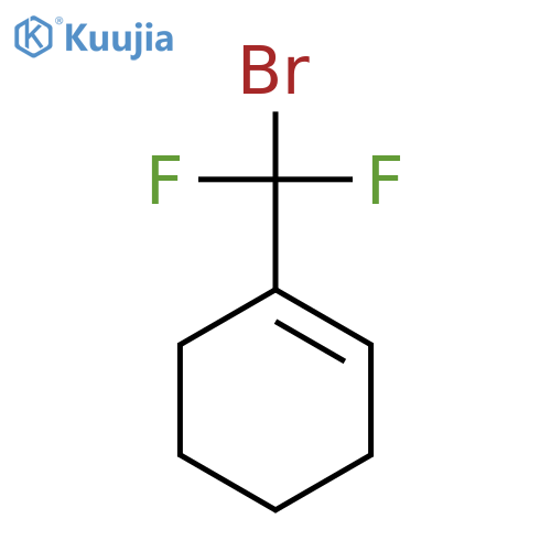 Cyclohexene,1-(bromodifluoromethyl)- structure