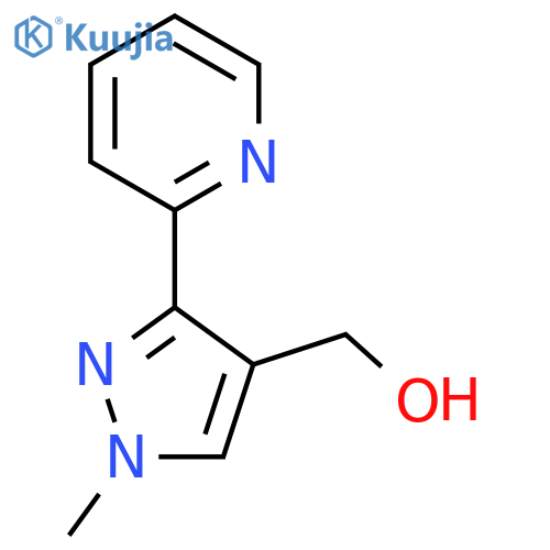 (1-methyl-3-(pyridin-2-yl)-1H-pyrazol-4-yl)methanol structure