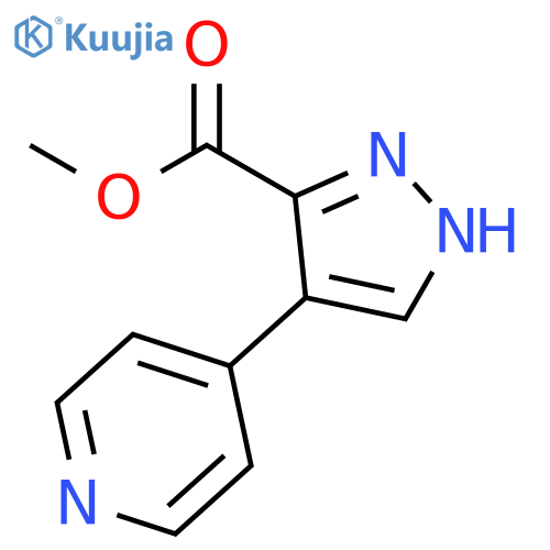 Methyl 4-(pyridin-4-yl)-1H-pyrazole-3-carboxylate structure