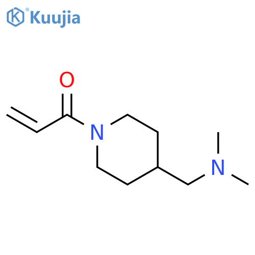 1-{4-(dimethylamino)methylpiperidin-1-yl}prop-2-en-1-one structure
