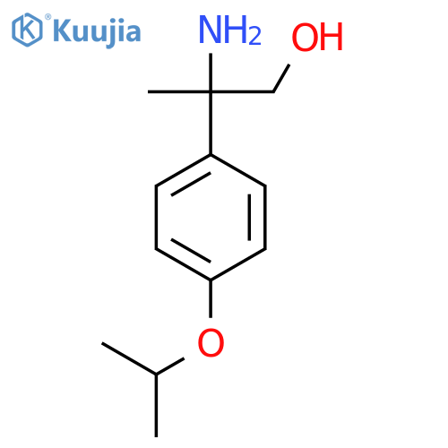 2-amino-2-4-(propan-2-yloxy)phenylpropan-1-ol structure
