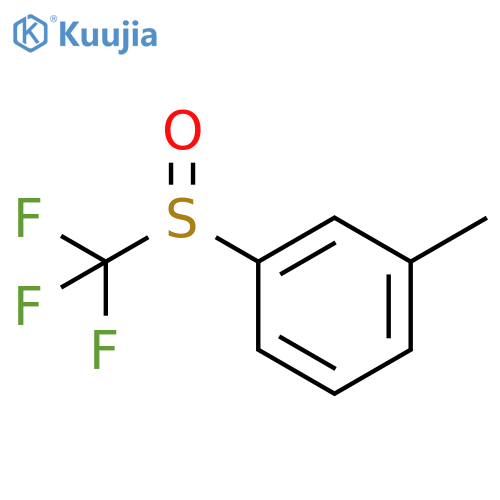 1-methyl-3-trifluoromethanesulfinylbenzene structure