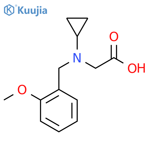 [Cyclopropyl-(2-methoxy-benzyl)-amino]-acetic acid structure