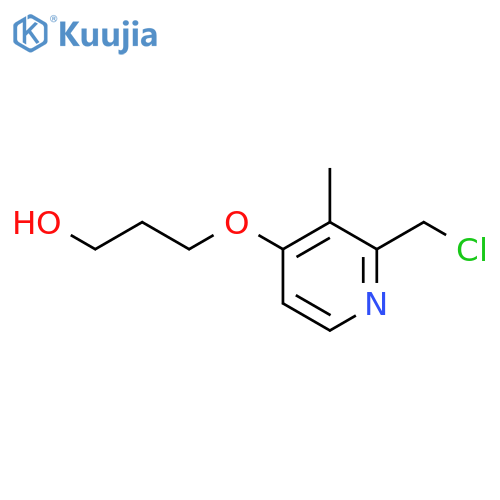 1-Propanol, 3-[[2-(chloromethyl)-3-methyl-4-pyridinyl]oxy]- structure